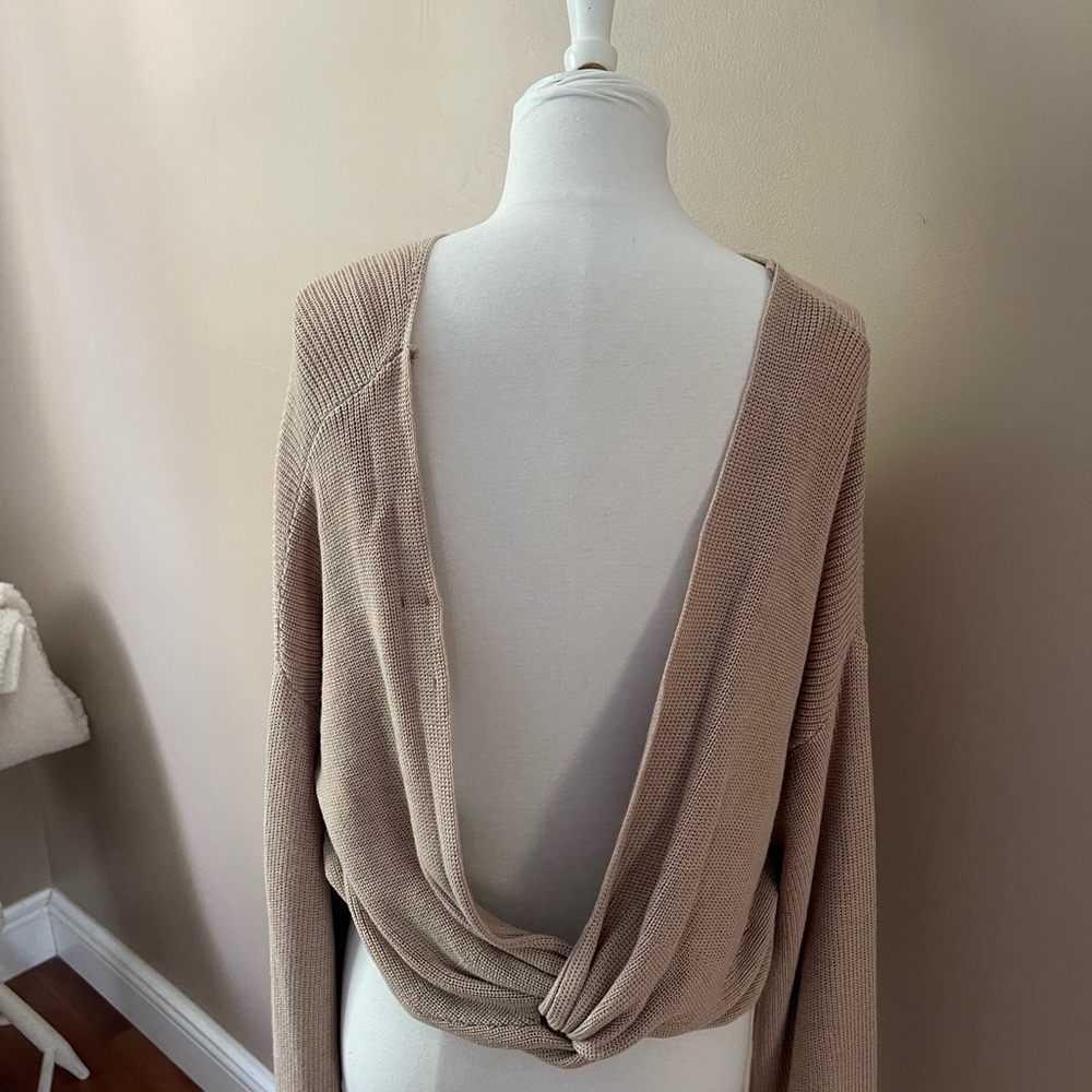 Oak+Fort open back/front sweater - Picture 3 of 6